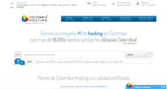 Desktop Screenshot of colombiahosting.com.co